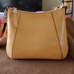 MONSAC Leather Handbag